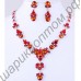 Гарнитур rhinestone wedding necklace earing